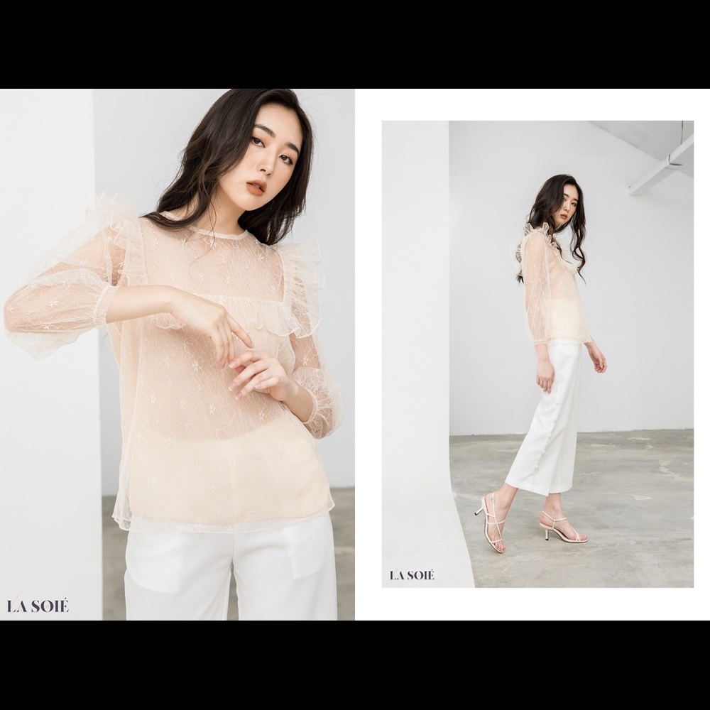 La Soie Snowy Top